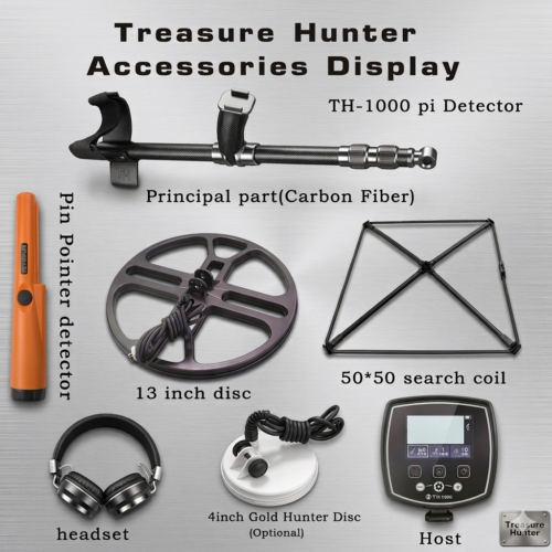 TREASURE HUNTER PULSED METAL DETECTOR TH-1000